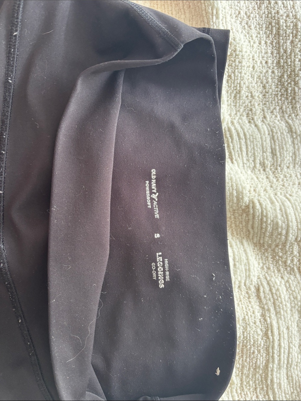 Old Navy Black High-Waist Leggings - Picture 3 of 8